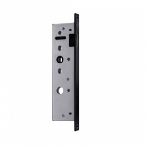Magneet loopslot smal zwart DM35 022565 voor stompe deur - Deurbeslag-en-meer.nl