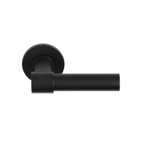 Deurkruk PBL20/50 mat zwart op rozet dubbel geveerd - Formani 2701D004NMXX0 - Deurbeslag-en-meer