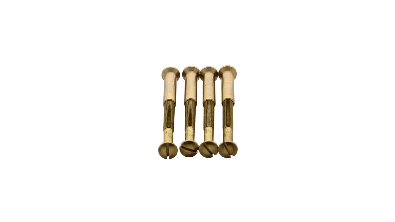 Patentboutjes Messing m4x38mm - Intersteel 0099-990587 - Deurbeslag-en-meer.nl
