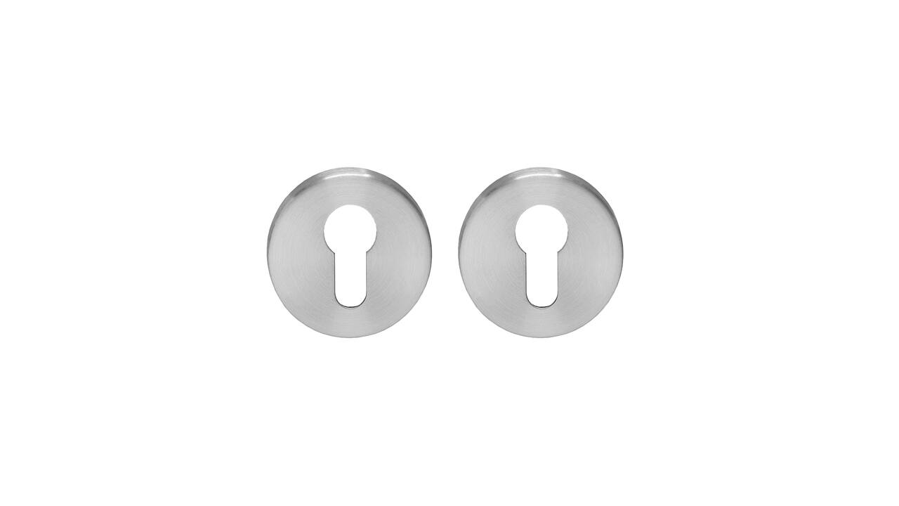 Cilinderrozet rond 55x8mm verdekt rvs geborsteld - Intersteel 0035.346487 - Deurbeslag-en-meer.nl