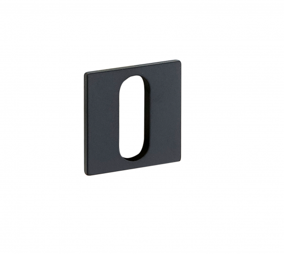 Sleutelrozet Mi Satori Mini vierkant BB zwart W3000.2520.55 - Deurbeslag-en-meer.nl