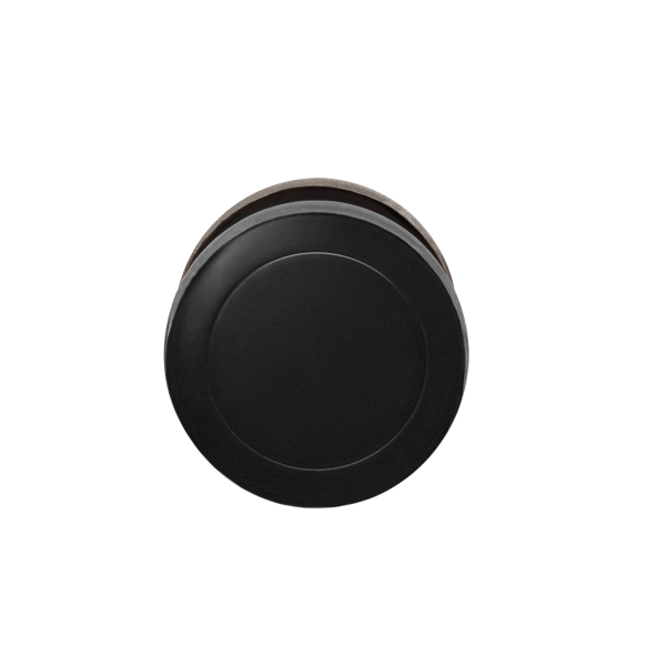 Vaste knop op rozet zwart EK530-R2-83 - Karcher Design - Deurbeslag-en-meer