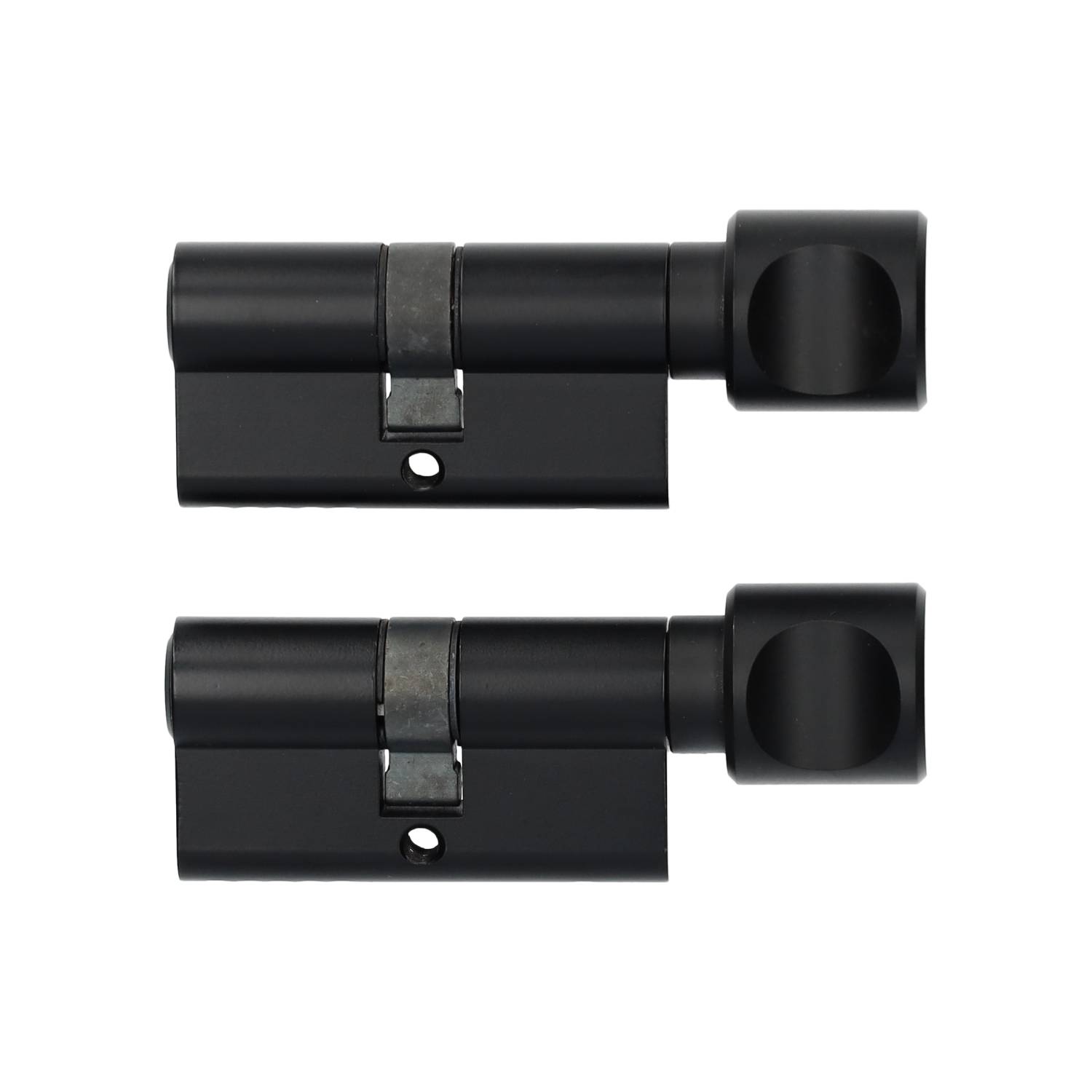 Knopcilinder VDS Security Zwart D-knop K30/30 per 2 stuks Deurbeslag-en-meer.nl