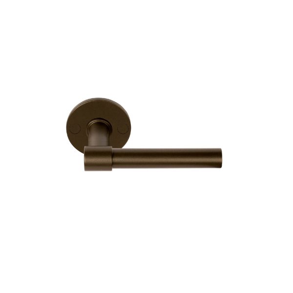 Deurkruk PBL15-50 brons op rozet dubbel geveerd - Formani 2701D002BRXX0 - Deurbeslag-en-meer