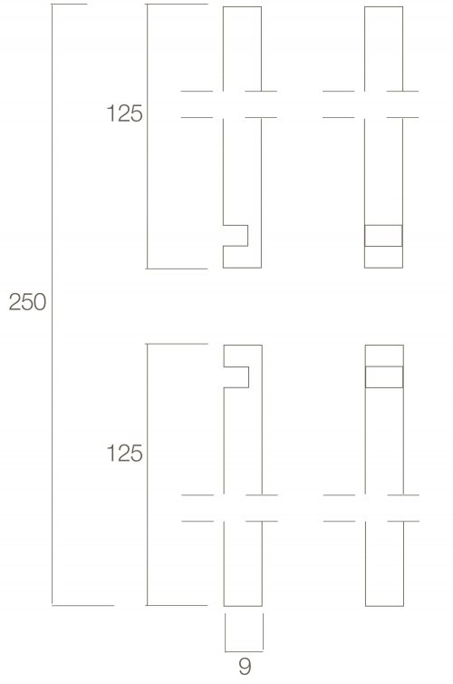 Stangenset pomp-espagnolet 125 cm messing ongelakt-Deurbeslag-en-meer.nl