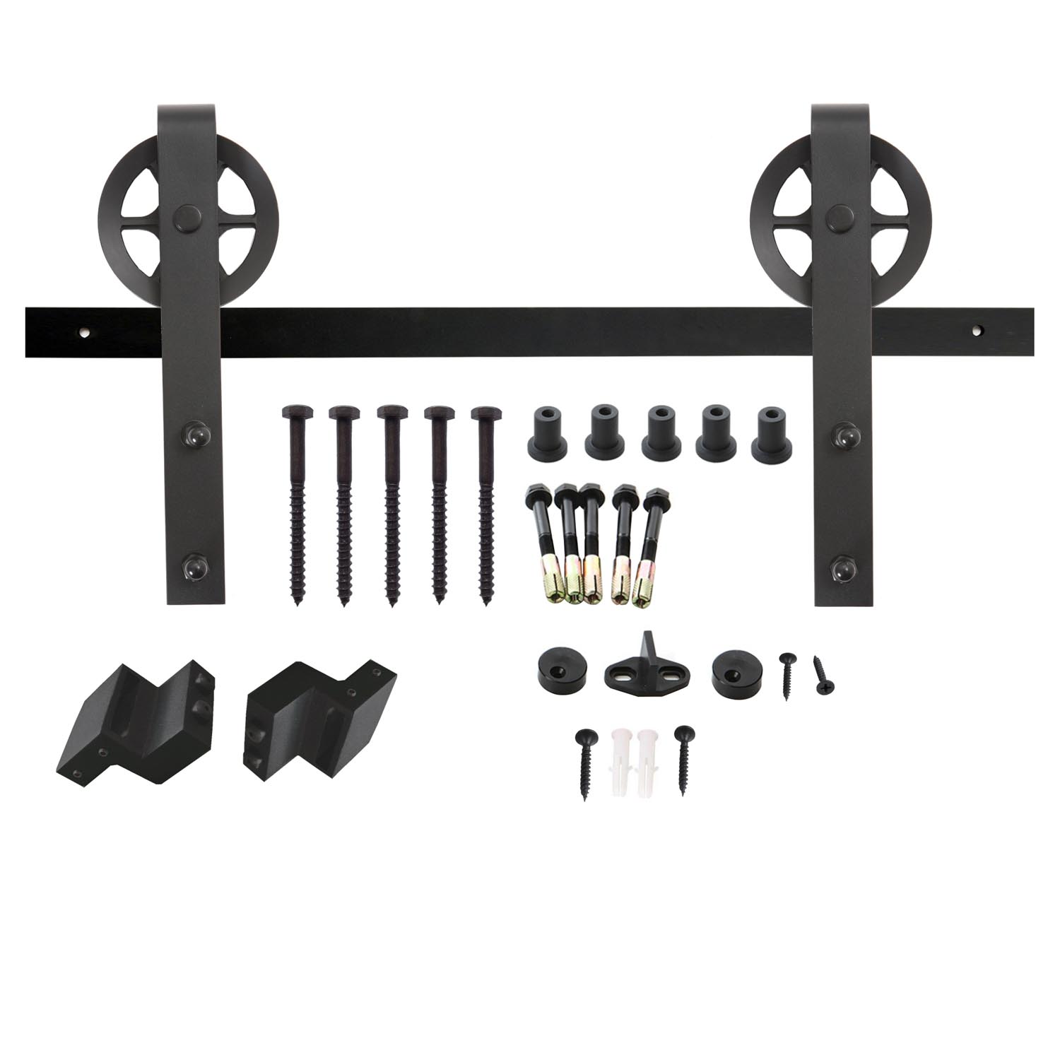 Schuifdeursysteem Wheel zwart 0023.450121