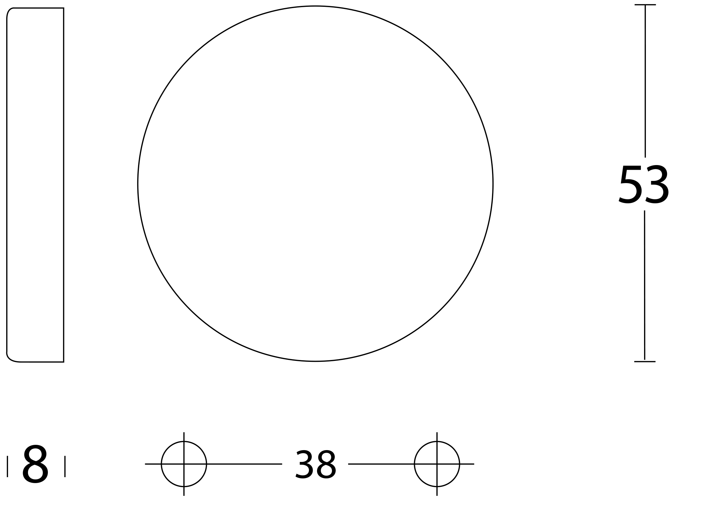 Blindrozet rond 53x9mm verdekt rvs geborsteld-Deurbeslag-en-meer.nl