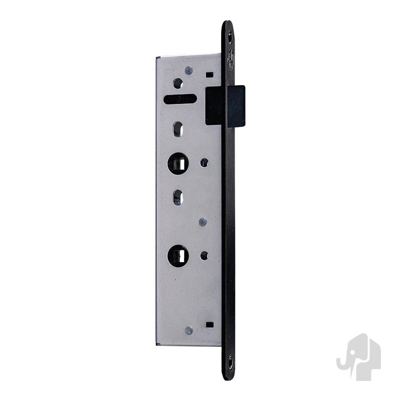 Smalslot WC zwart tbv opdekdeuren 20x245mm Doornmaat 35mm