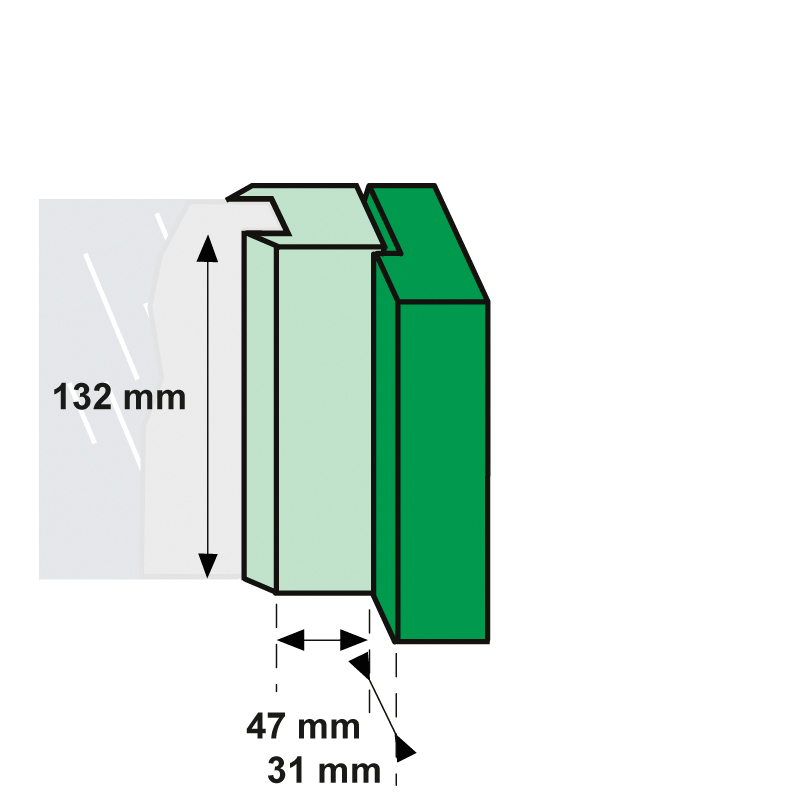 AXA Raamsluiting aluminium met drukknop links 33186192E - Deurbeslag-en-meer.nl