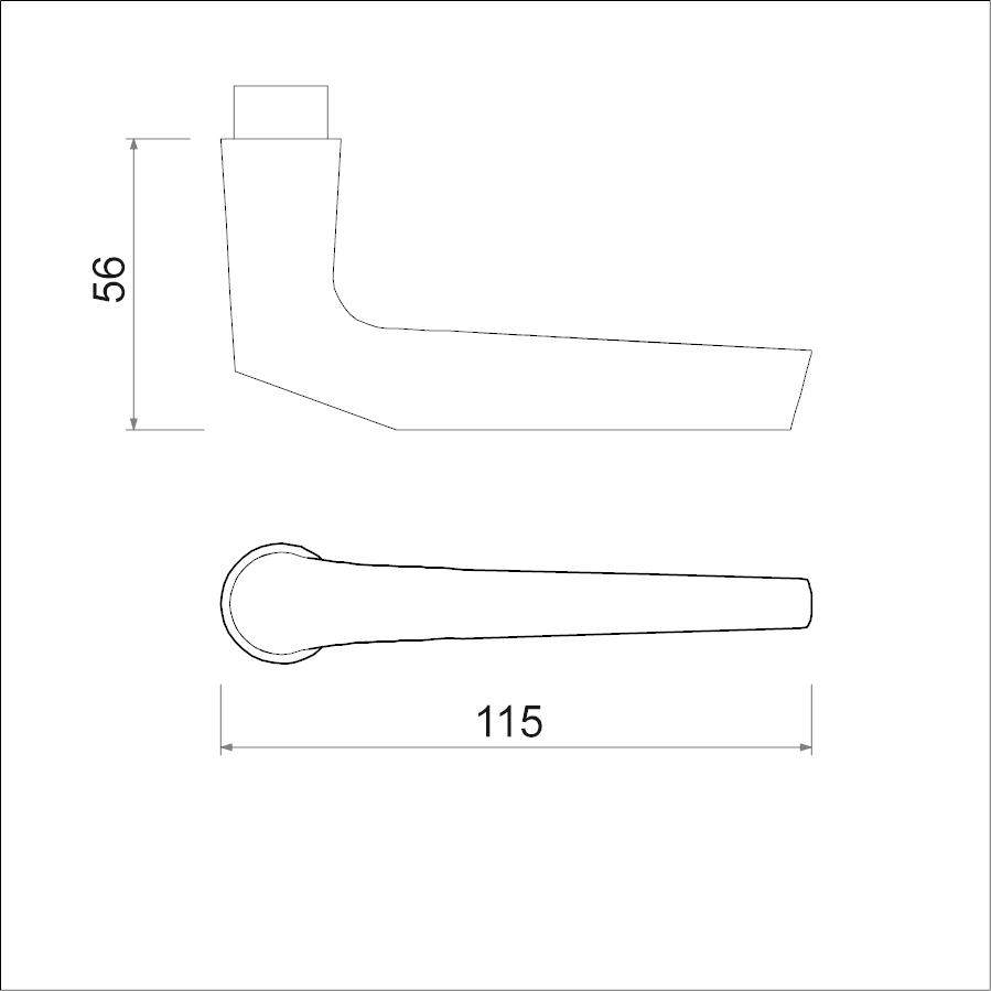 Krukgarnituur XL zwart 212-354 WC57/5