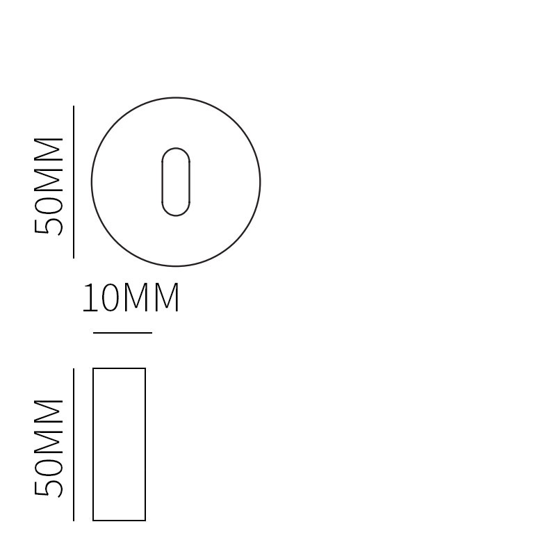 Sleutelrozet vario-rond RVS geschuurd 50x10mm-Deurbeslag-en-meer.nl