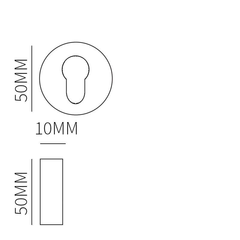 Cilinderrozet vario-rond RVS geschuurd 50x10mm-Deurbeslag-en-meer.nl