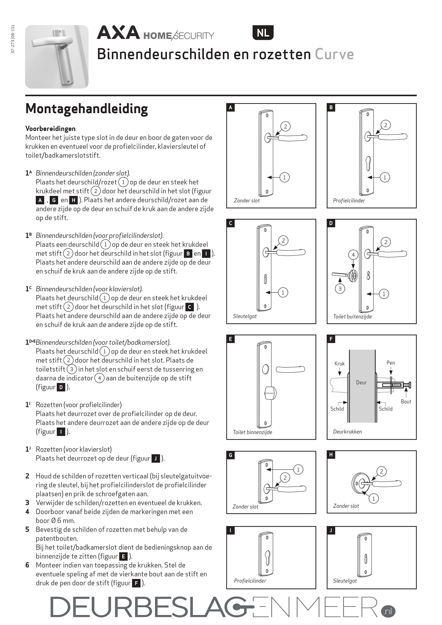 Kortschilden AXA Curve F1 Blind