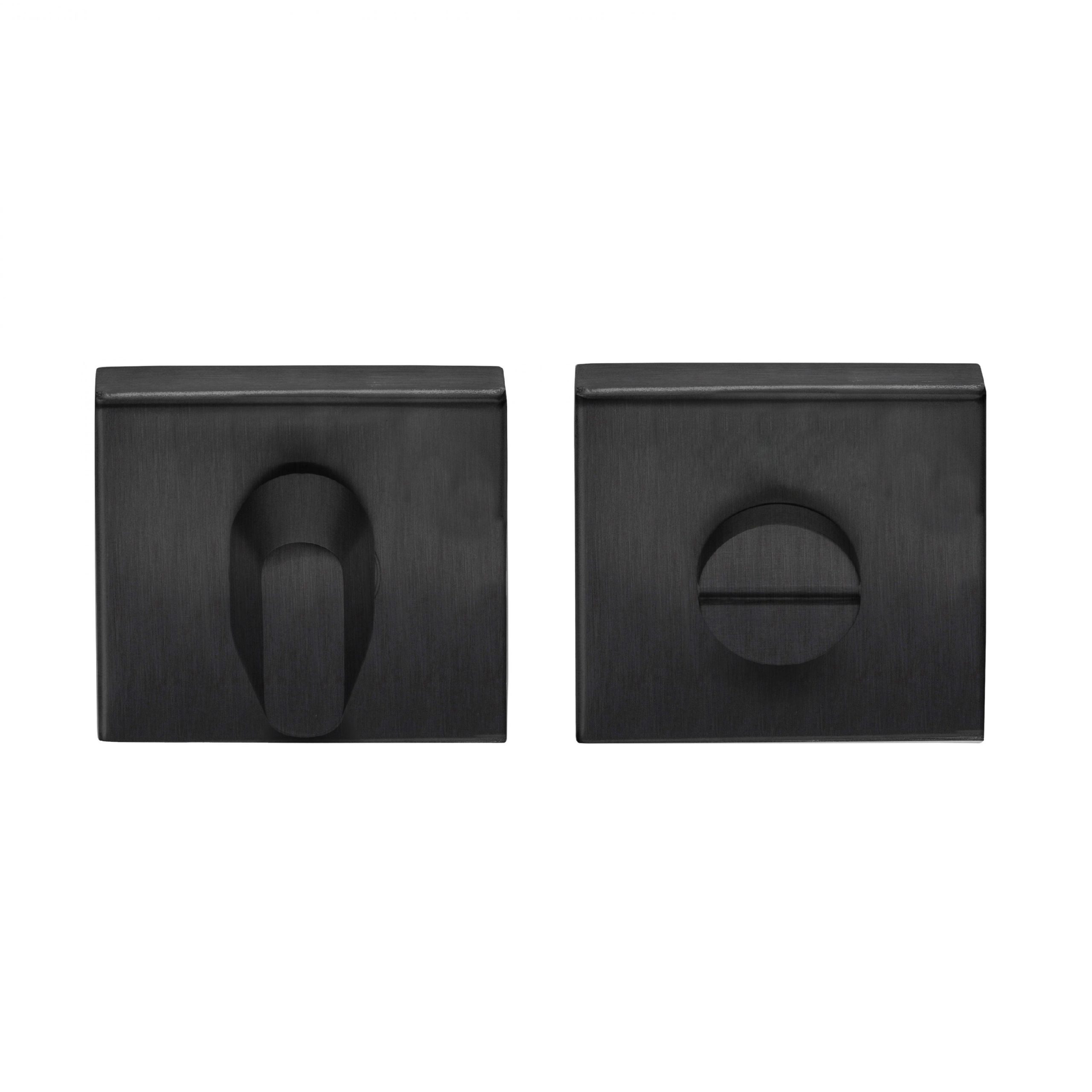 Toiletgarnituur PVD gunmetal 53x53mm DEM060QWCGM-ZI - Formani 1501T060IGXXUZI -Deurbeslag-en-meer.nl