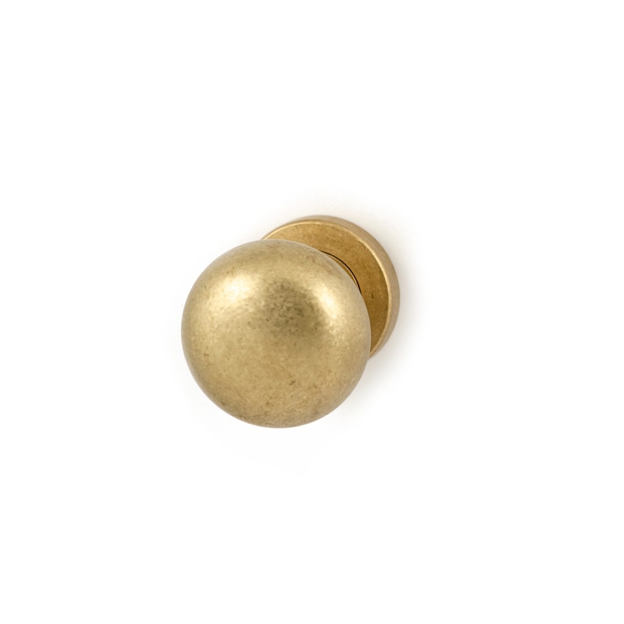 Knopkruk Iris 56mm messing getrommeld per stuk - Hardbrass 95322011 - Deurbeslag-en-meer