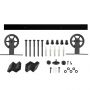 Schuifdeursysteem wheel top Intersteel 0023.450120 - Deurbeslag-en-meer.nl