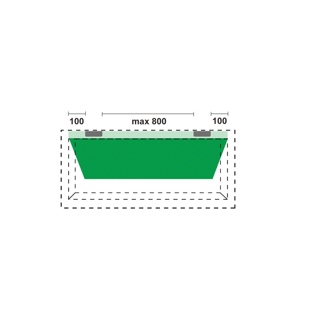 Tek, 2 Veiligheidsscharnier verzinkt 76x76mm recht SKG2 - AXA 11132423V - Deurbeslag-en-meer