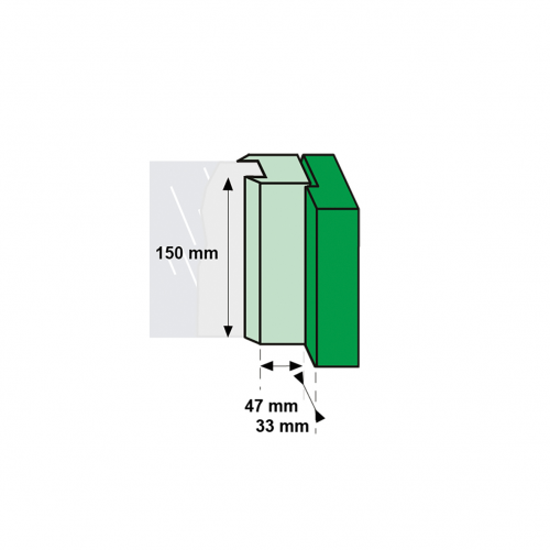 Tek. Axa Raamsluiting aluminium F1 rechts SKG 33295191GE - Deurbeslag-en-meer.nl