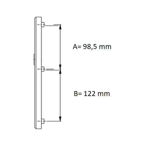 Tek. Krukgarnituur aluminium F1 PC55-PC72-PC92 SKG2 AMI 251-50 + 332-125mm_1 - Deurbeslag-en-meer.nl