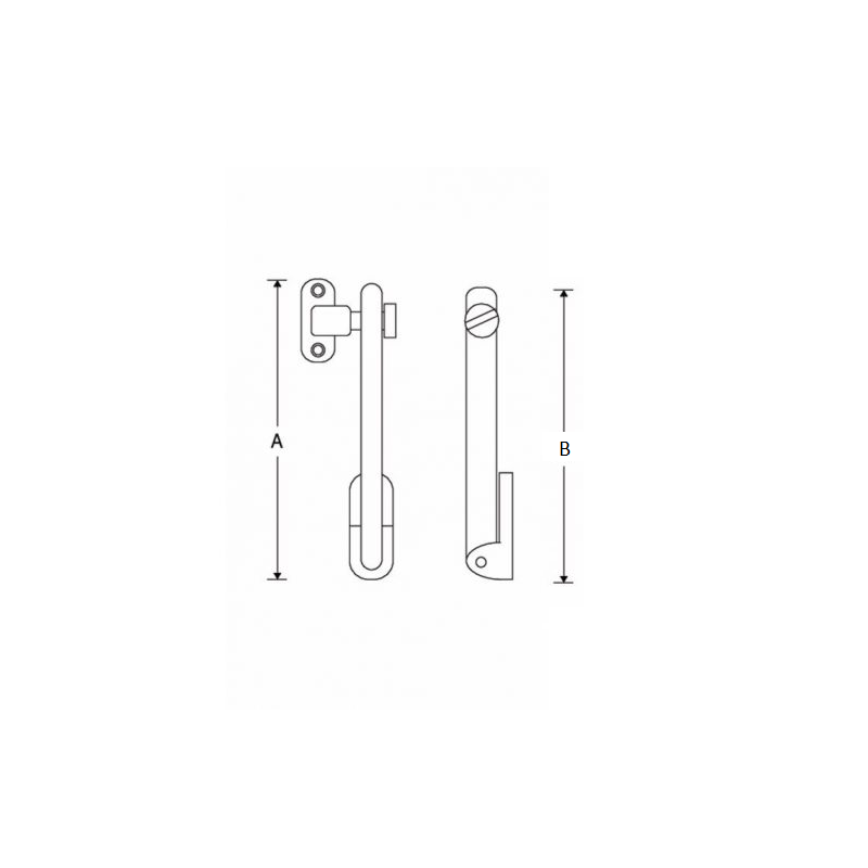 Tek. Raamschaar Oxford zwart 120mm W7270.5514.90 - Deurbeslag-en-meer.nl