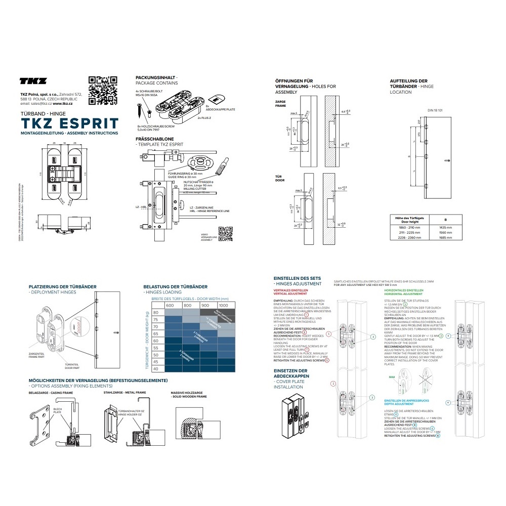 Tek. Scharnier 3D onzichtbaar zwart 111x29 - Dulimex 4001.900.0103_3 - Deurbeslag-en-meer