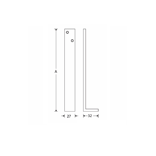 Tek. Valijzer Oxford zwart 160mm W72720.5515.90 - Deurbeslag-en-meer.nl