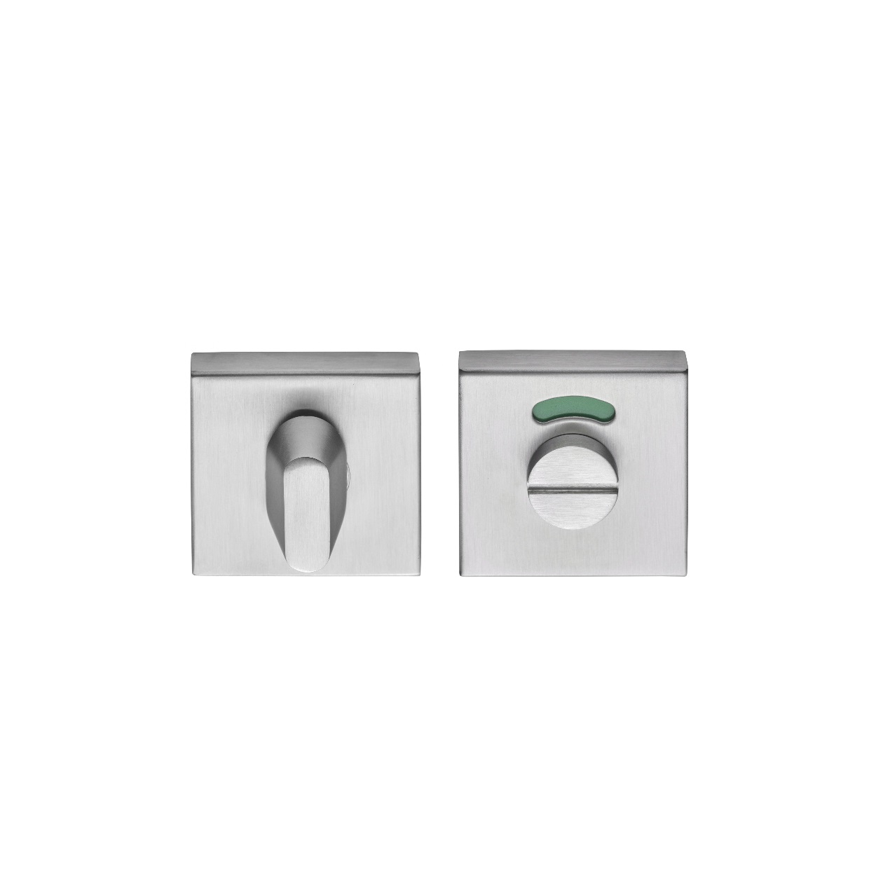 Toiletgarnituur RVS 53x53mm DEM060QWCR- VDS - Formani BSQWC53 1501T060INXXU - Deurbeslag-en-meer.nl