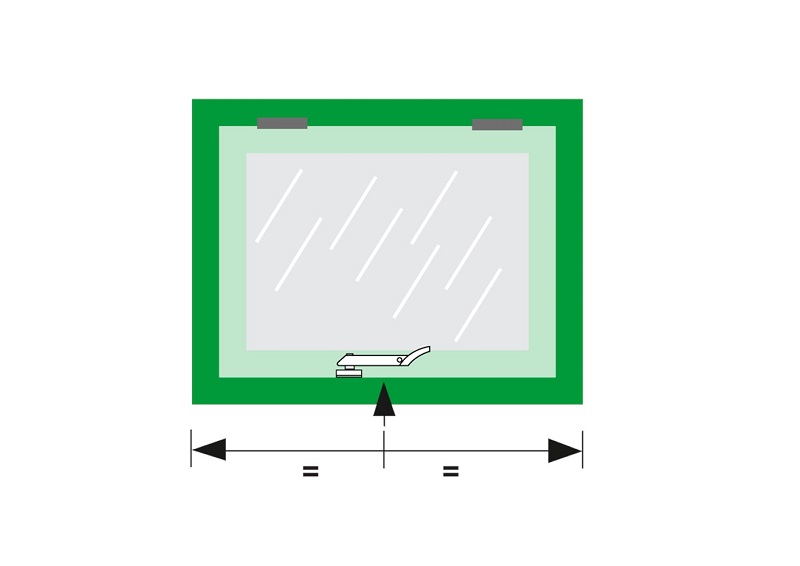 Axaflex raamuitzetter RVS 16cm tbv smalle dorpel 26421081E - Deurbeslag-en-meer.nl