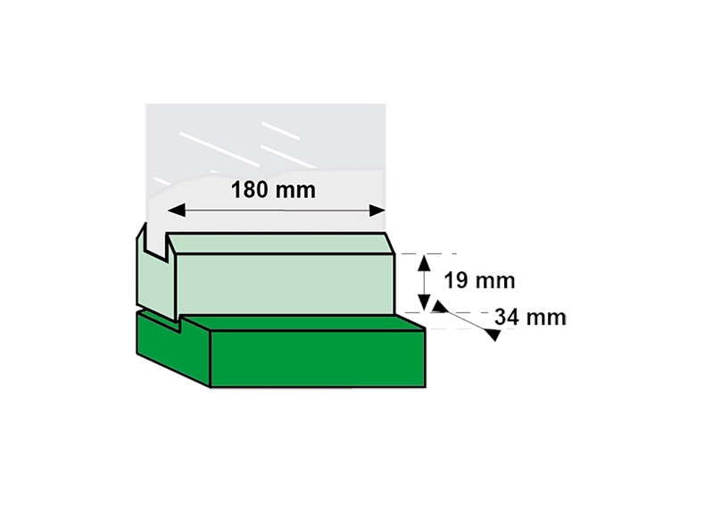 Axaflex raamuitzetter RVS 16cm tbv smal raamhout 26401081E - Deurbeslag-en-meer.nl