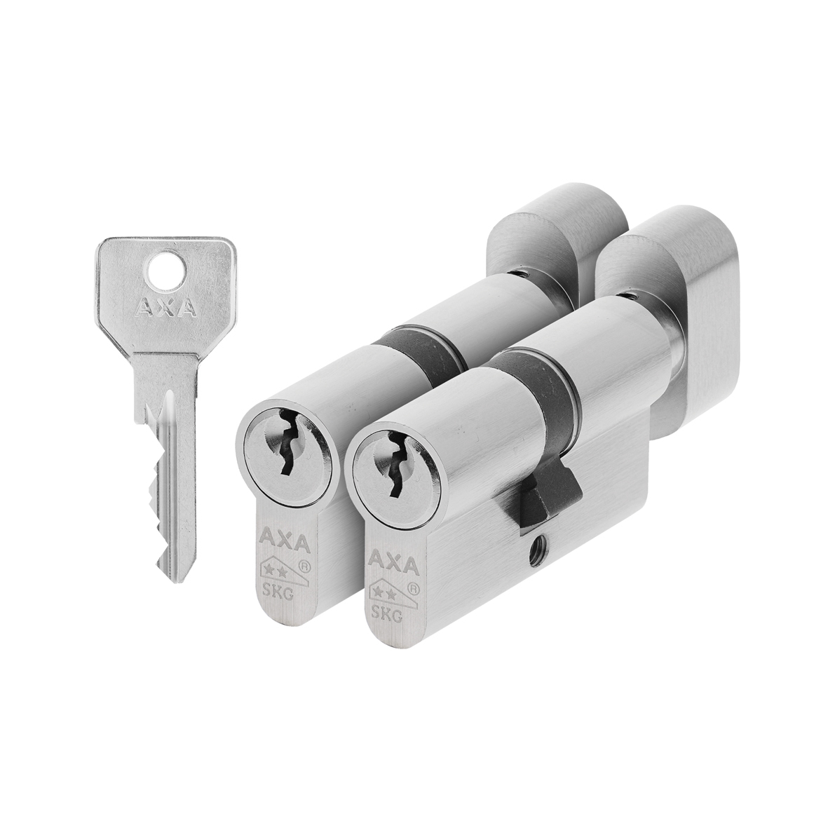 Knopcilinder AXA Security SKG** K30/30 per 2 gelijksluitend