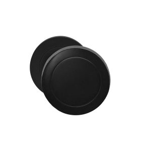 Vaste knop excentrisch op rozet zwart YEK530G-RL-83 EXT voor buitendeuren - Karcher Design - Deurbeslag-en-meer
