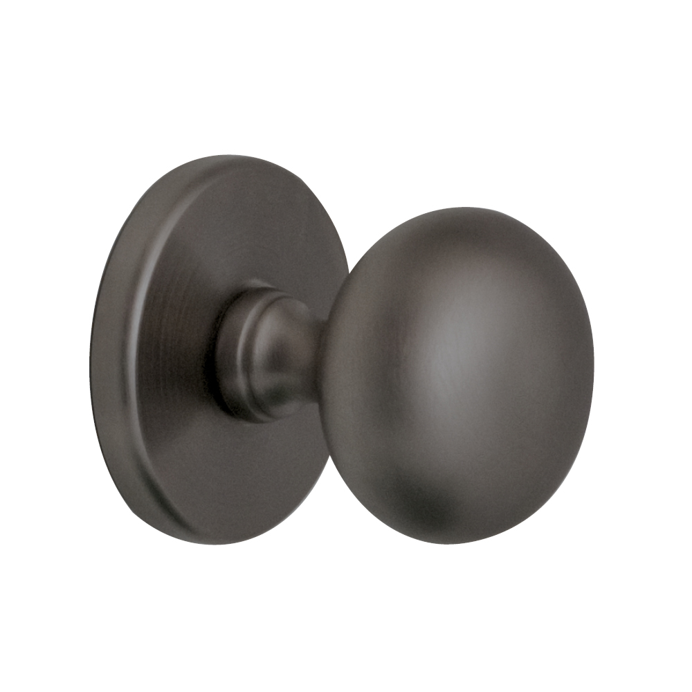 Voordeurknop Iris 56mm PVD gun metal - 95323005 - Deurbeslag-en-meer.nl