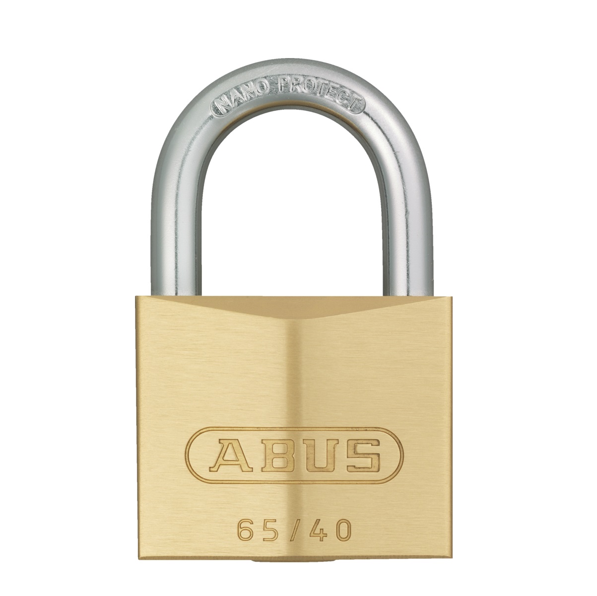 ABUS Hangslot 40mm messing 65/40-KD - 02337 - Deurbeslag-en-meer.nl