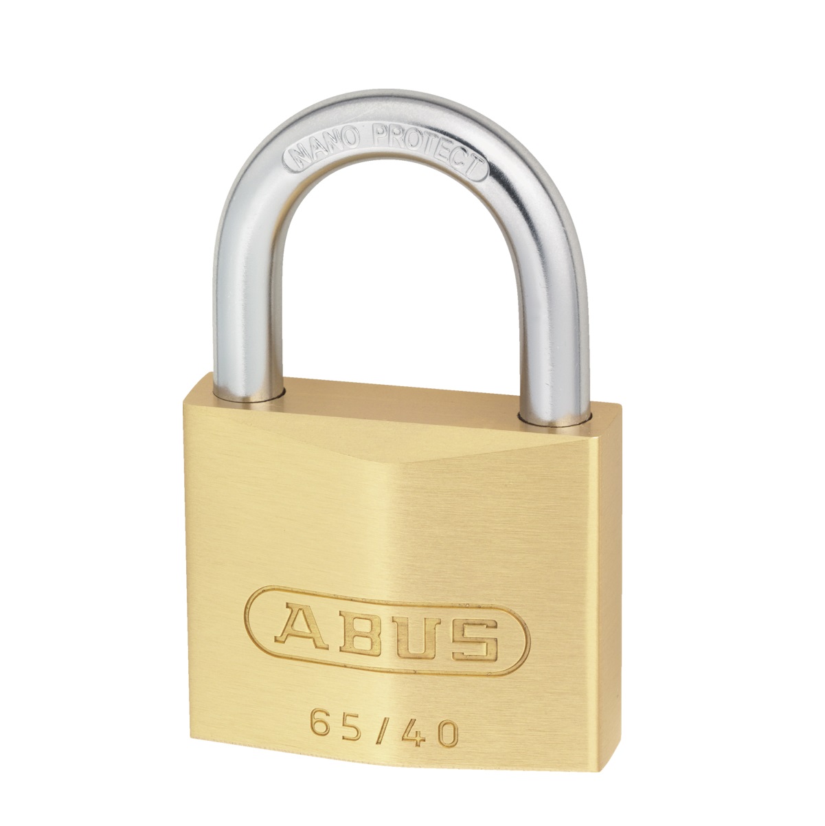 ABUS Hangslot 40mm messing gelijksluitend 65/40-KA401 - 02340 - Deurbeslag-en-meer.nl