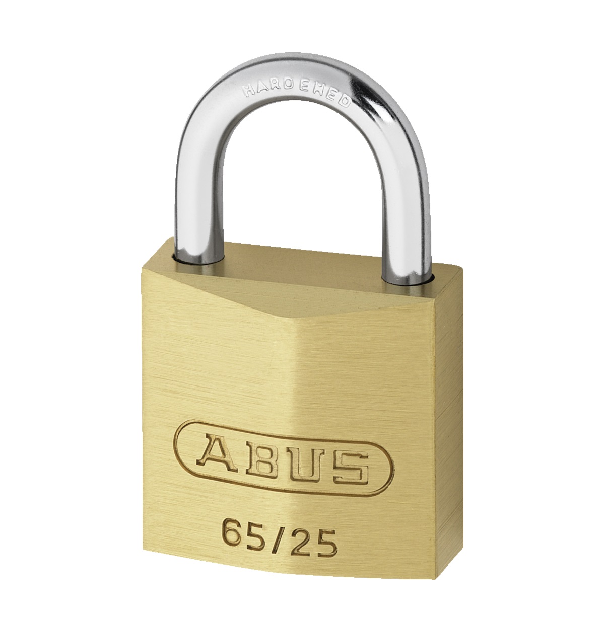 ABUS Hangslot 25mm messing gelijksluitend 65/25-KA254 - 03892 - Deurbeslag-en-meer.nl