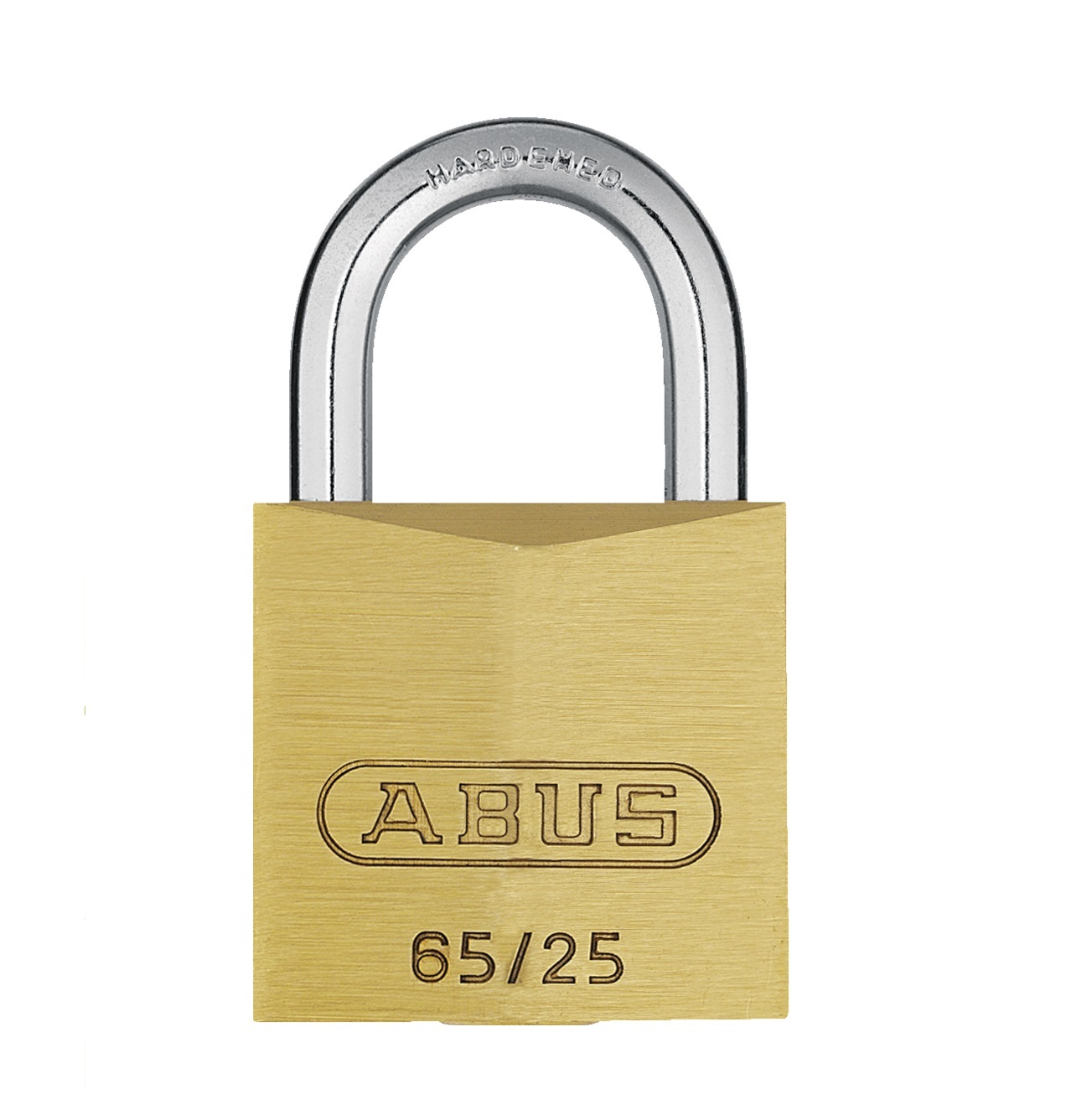 ABUS Hangslot 25mm messing gelijksluitend 65/25-KA254 - 03892 - Deurbeslag-en-meer.nl