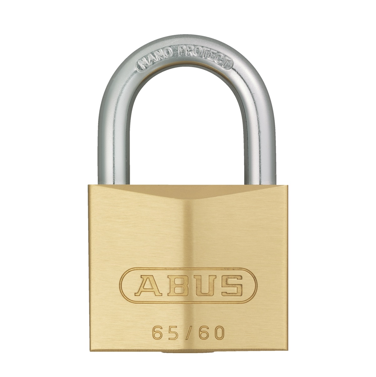 ABUS Hangslot 60mm messing 65/60-KD - 08751 - Deurbeslag-en-meer.nl