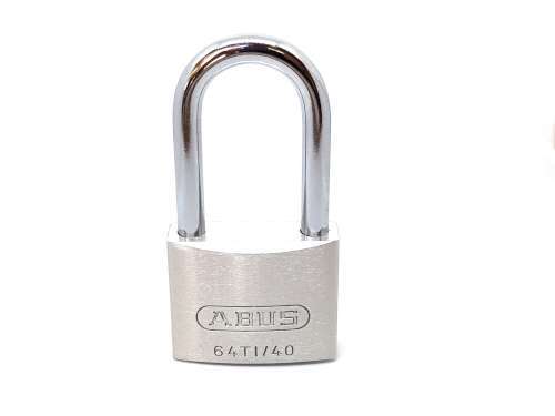 ABUS Hangslot 40mm Titalium met 40mm hoge beugel 64TI/40HB40 - 56392 - Deurbeslag-en-meer.nl