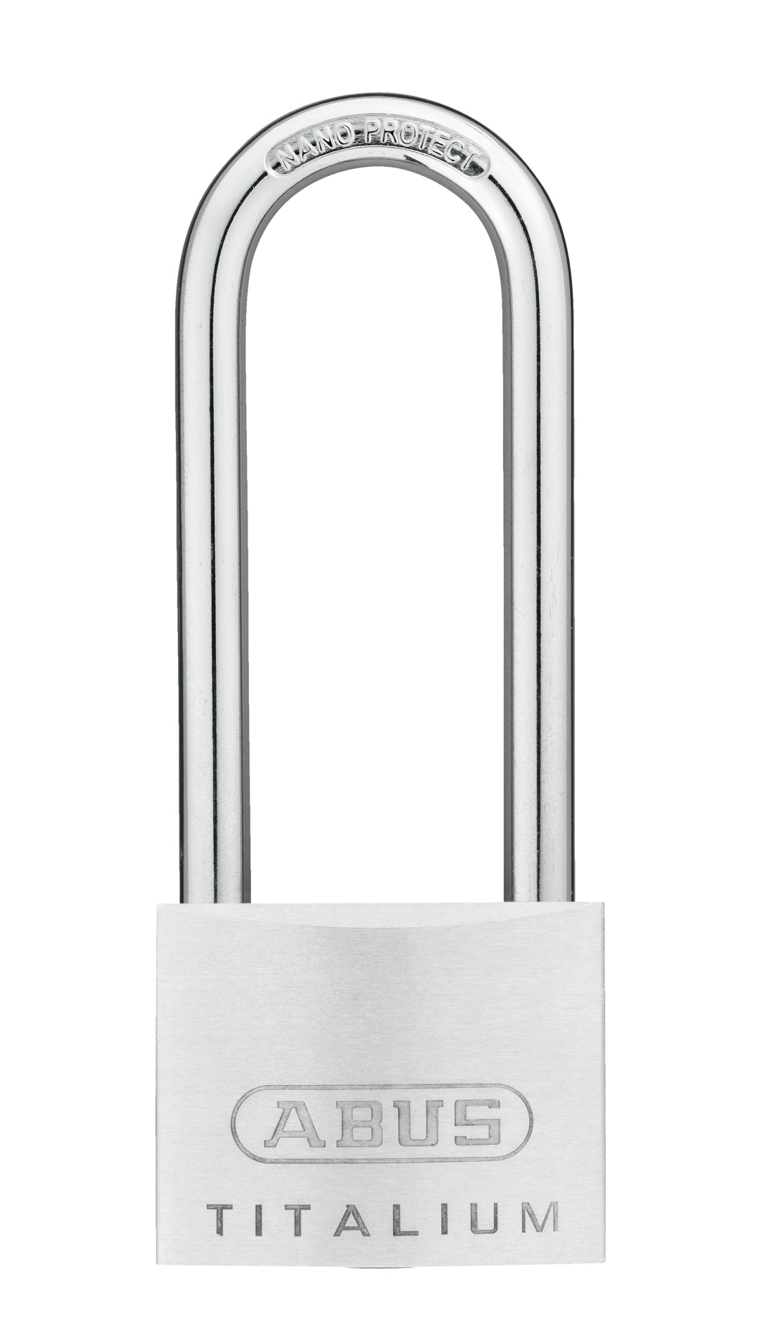 ABUS Hangslot 50mm Titalium met 80mm hoge beugel 64TI/50HB80 - 56400 - Deurbeslag-en-meer.nl