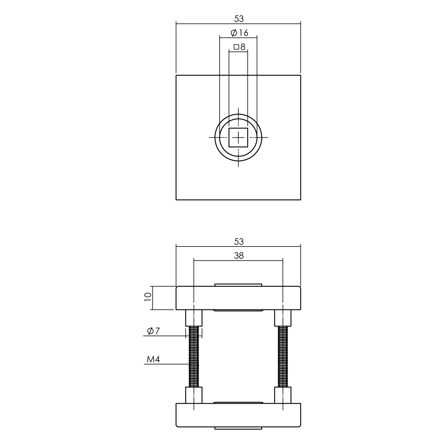 Tek. deurkruk Jura op vierkant massief rozet PVD messing getrommeld achterdeurbeslag - Intersteel 0011.405720 - Deurbeslag-en-meer.nl