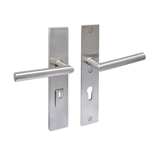 Achterdeurbeslag Jura RVS rechthoek PC72 SKG3 - Intersteel 0035.396436 - Deurbeslag-en-meer.nl