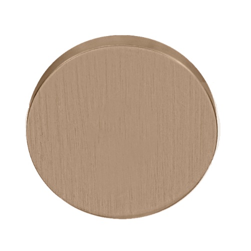 Blindplaatje PBIB53 PVD licht brons rond 53x6.5mm - Formani 3601R001BLXX0 - Deurbeslag-en-meer.nl