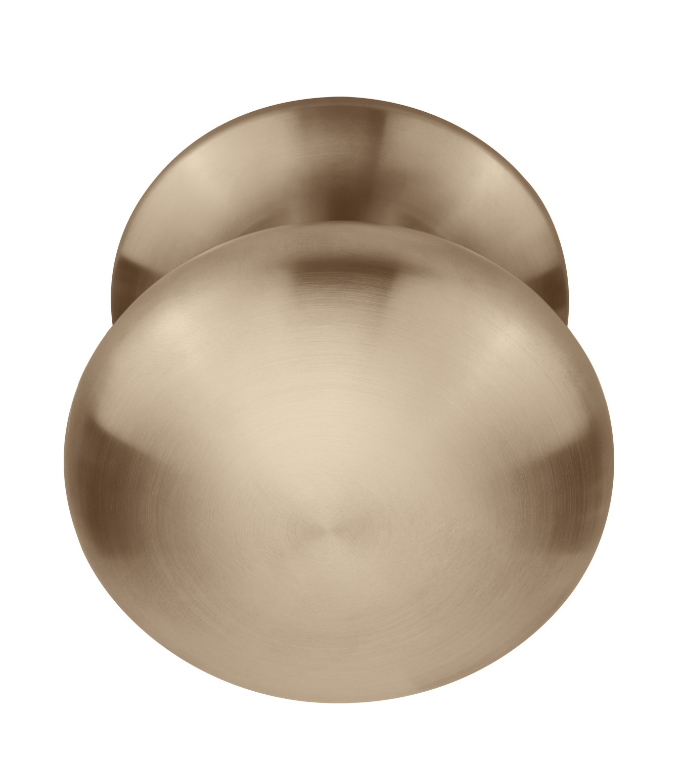 Voordeurknop LB65V 65/73mm PVD licht brons - Formani 1502K038BLXX0 - Deurbeslag-en-meer.nl