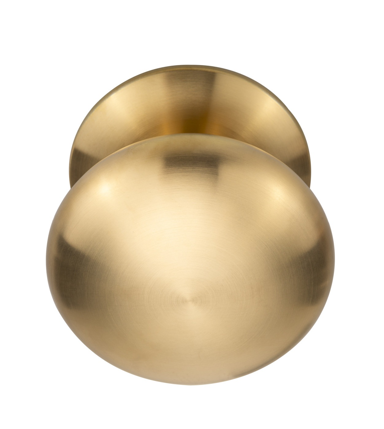 Voordeurknop LB65V 65/73mm PVD mat goud - Formani 1502K038IMXX0 - Deurbeslag-en-meer.nl