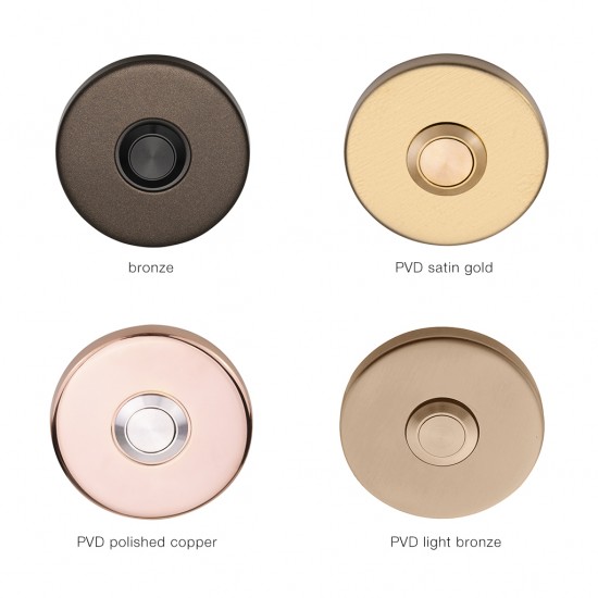 Kleuren beldrukker LB50 rond - Formani 1502Z008..XX0 - Duerbeslag-en-meer.nl
