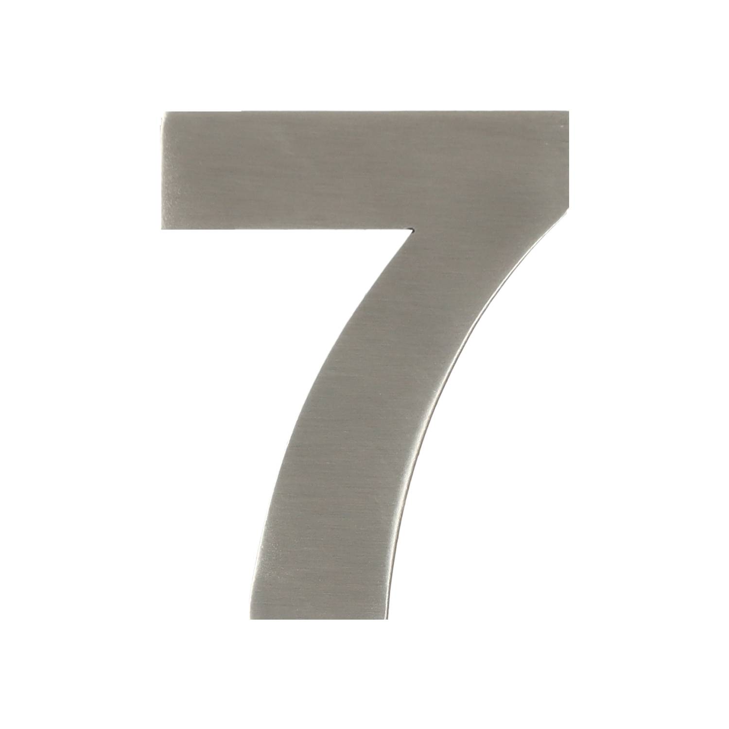 Huisnummer VDS 250x2mm RVS 7 Deurbeslag-en-meer.nl