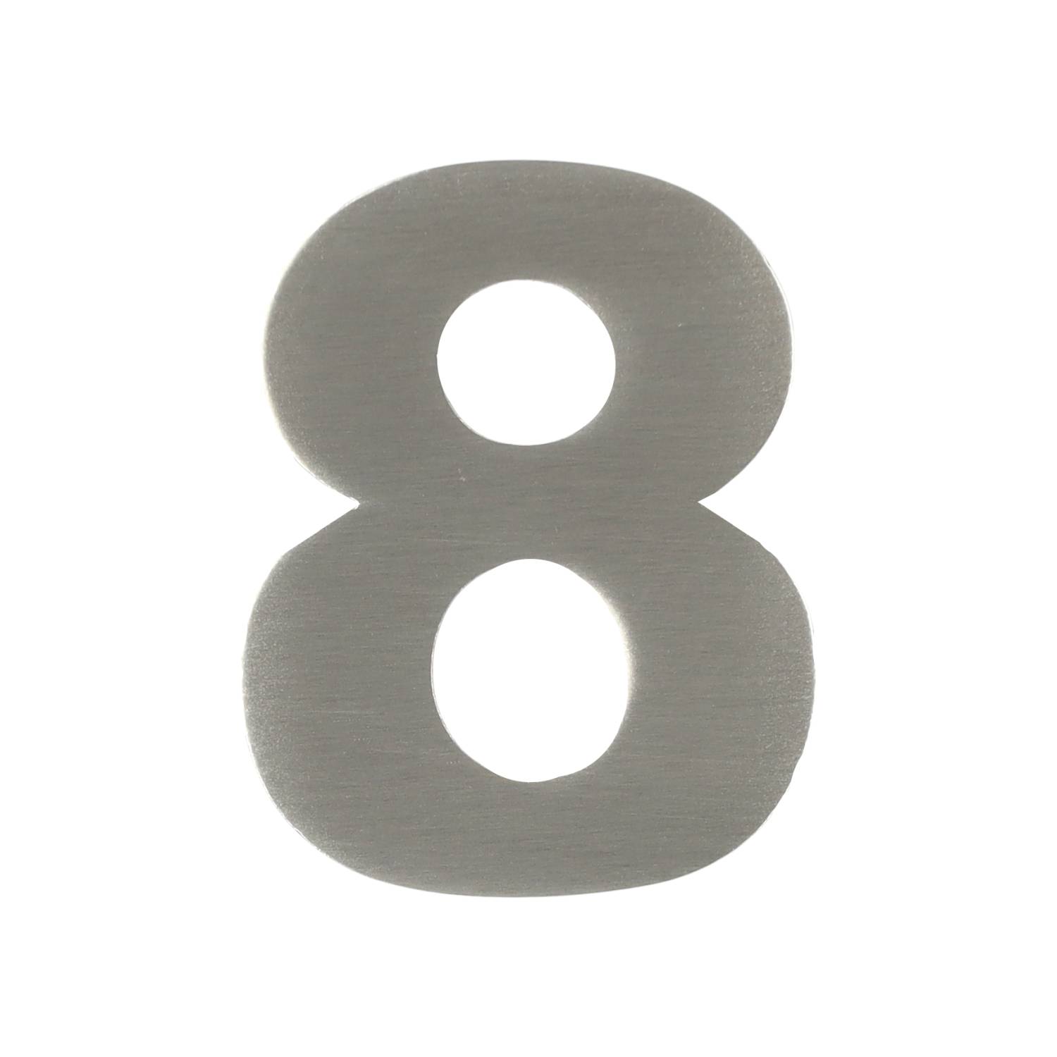 Huisnummer VDS 250x2mm RVS 8 Deurbeslag-en-meer.nl
