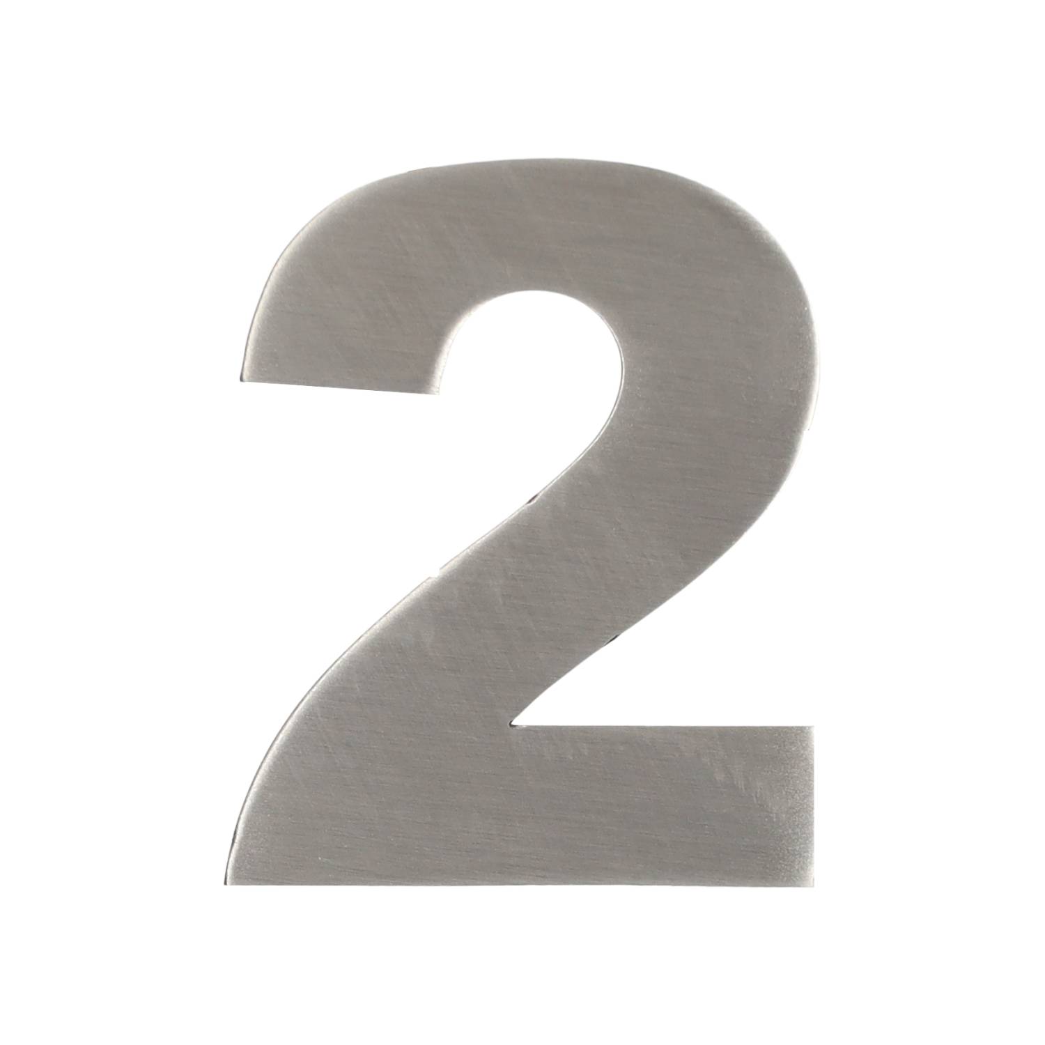 Huisnummer VDS 250x2mm RVS 2 Deurbeslag-en-meer.nl