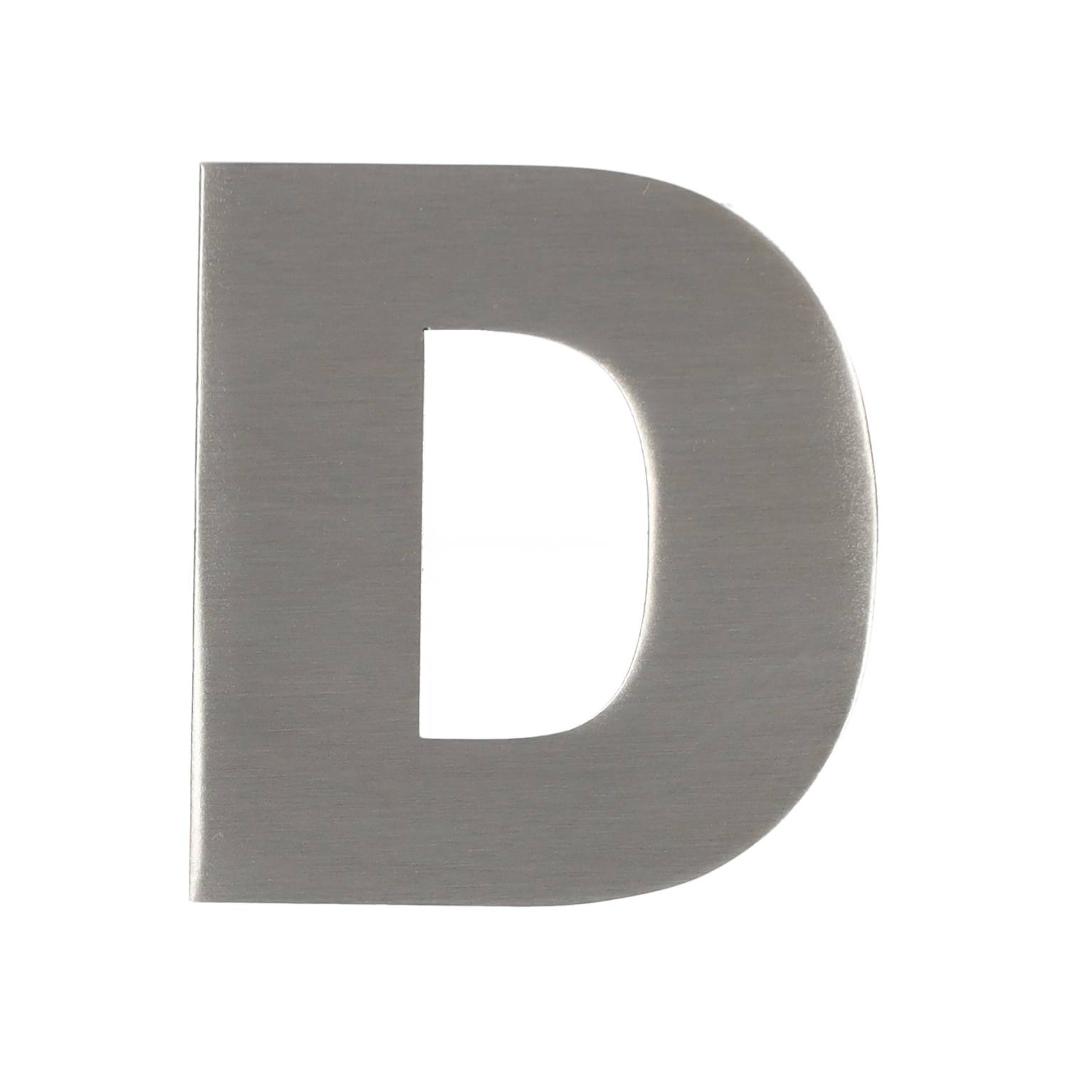 Huisletter VDS 100x2mm RVS D Deurbeslag-en-meer.nl
