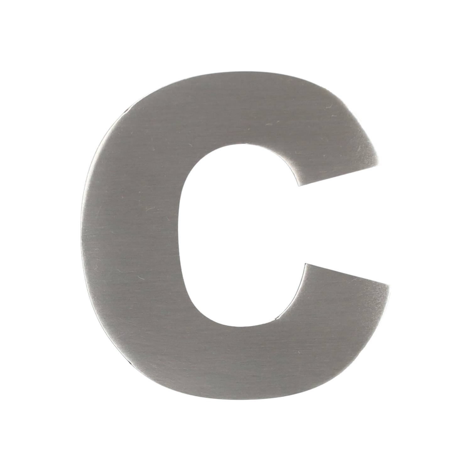 Huisletter VDS 100x2mm RVS C Deurbeslag-en-meer.nl